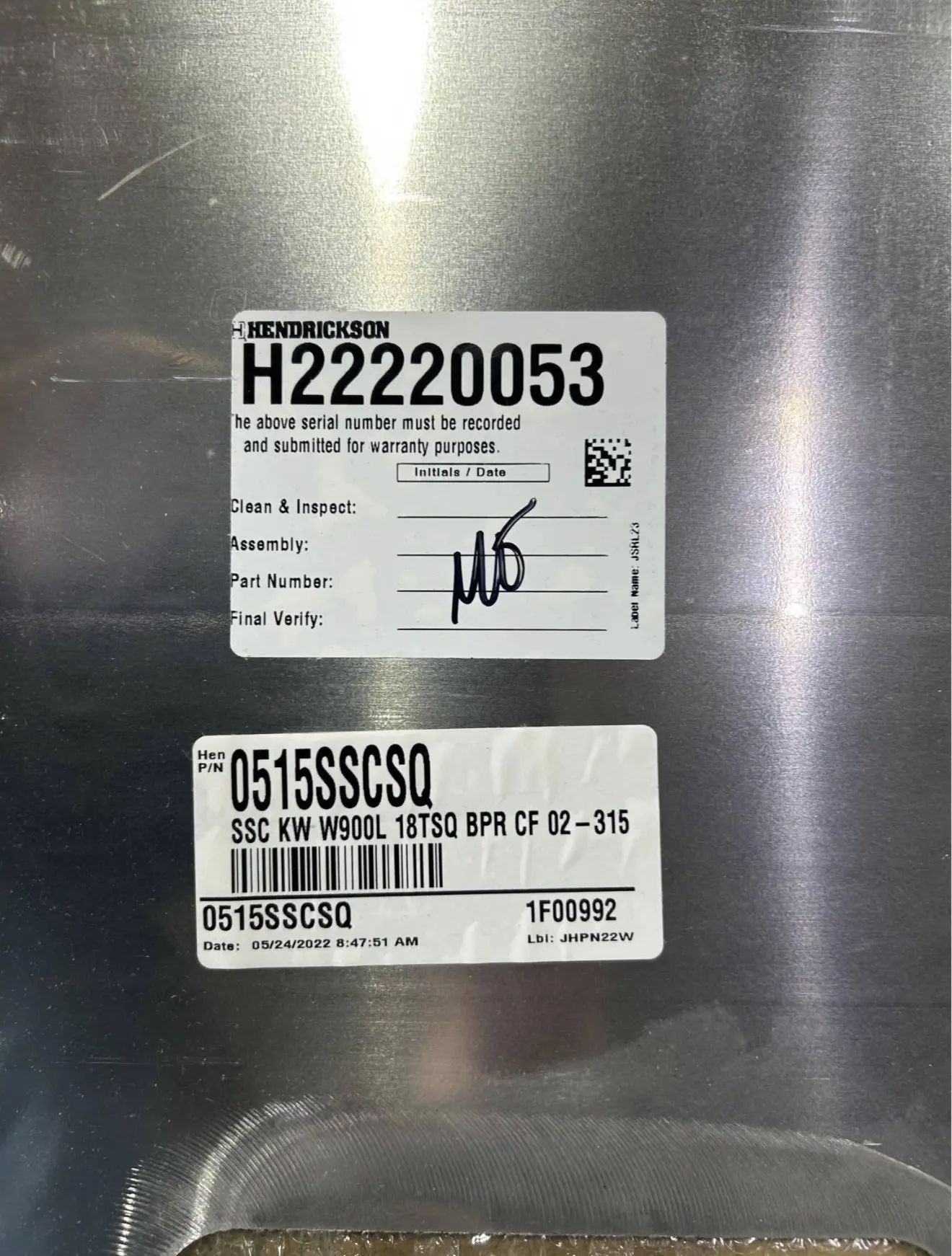 18” Kenworth W900 Bumper - Image 2