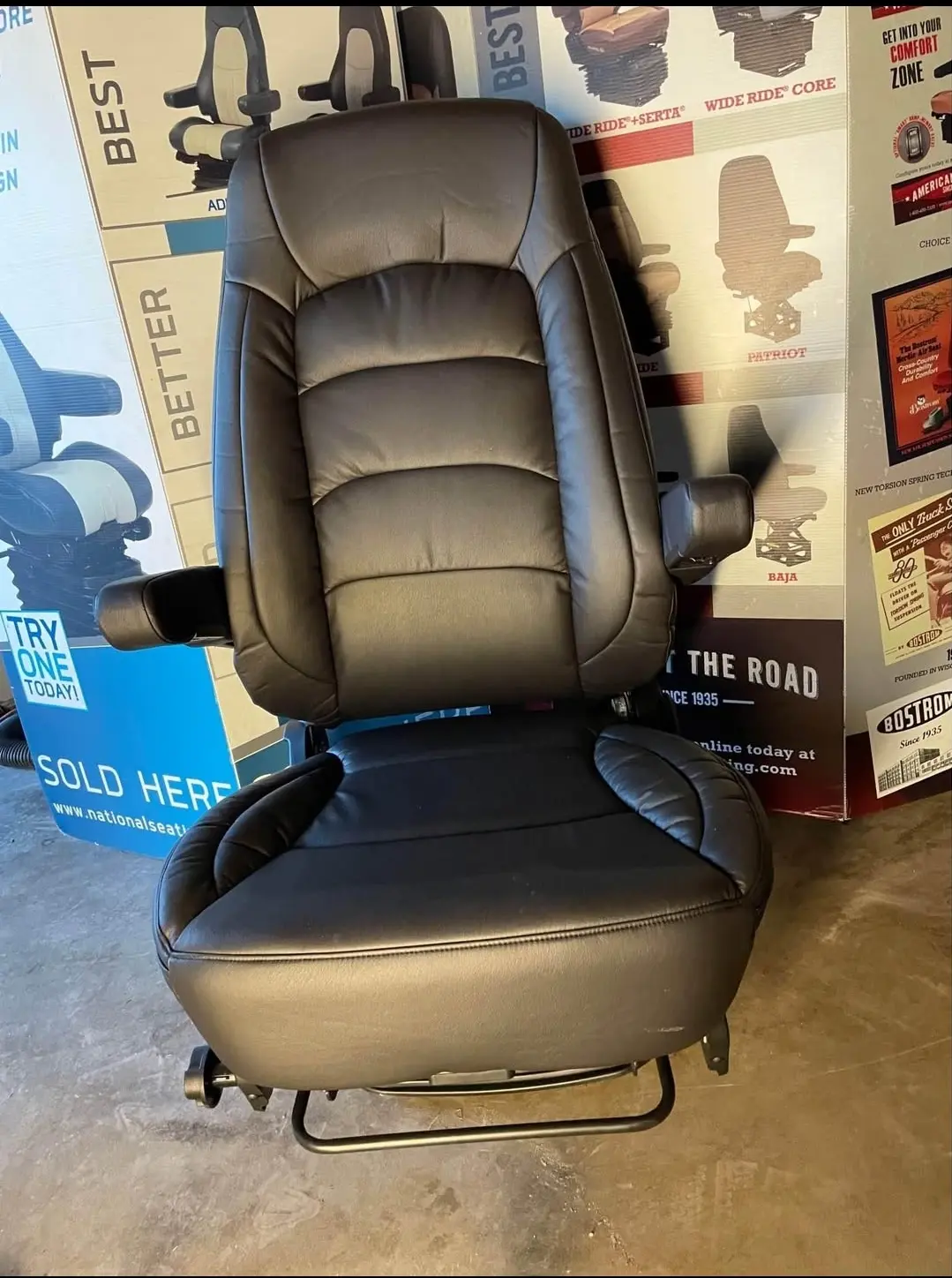 Bostrom seat black leather - Image 2