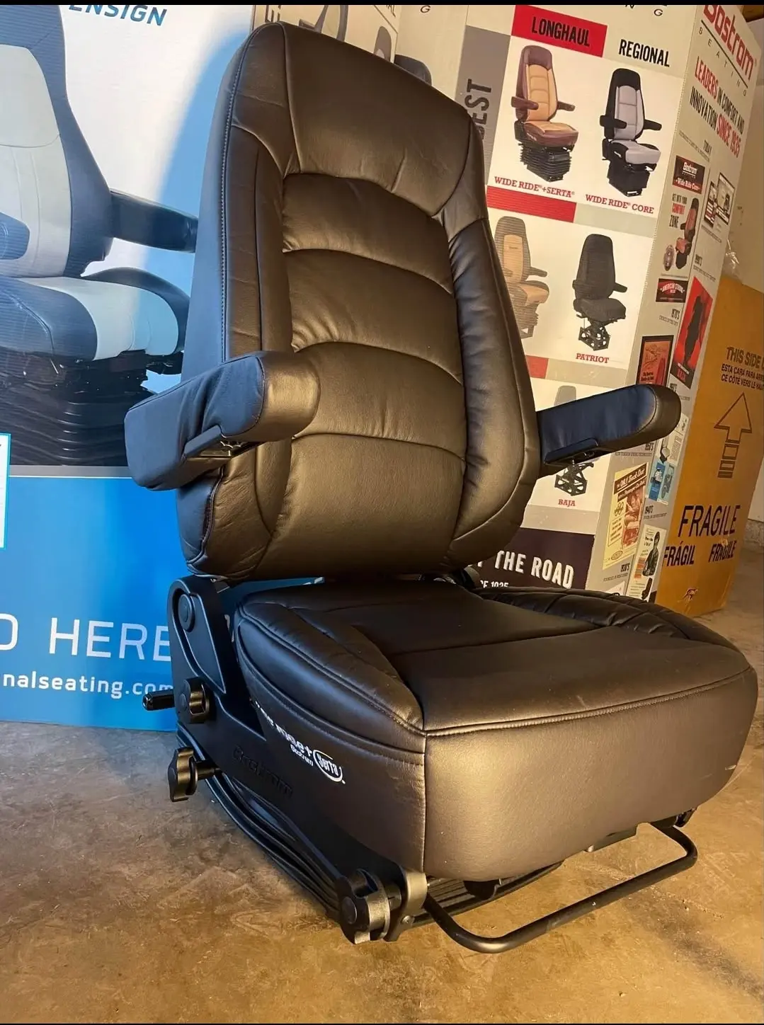 Bostrom seat black leather - Image 4